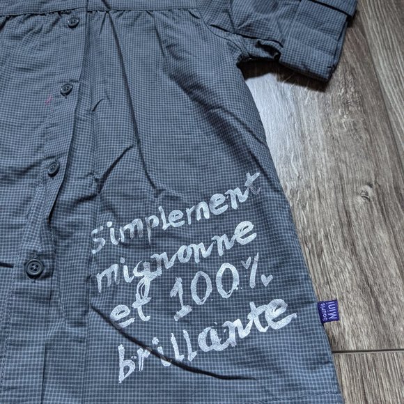 NWT Toddler Girl (2Y) - SOURIS MINI Woven Hooded Tunic - Picture 2 of 8